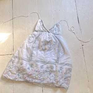 White halter American Eagle dress.